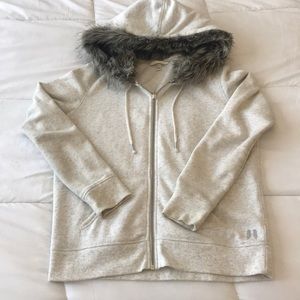 Victoria’s Secret fur hoodie